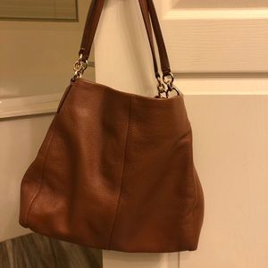 Coach purse, pebble leather